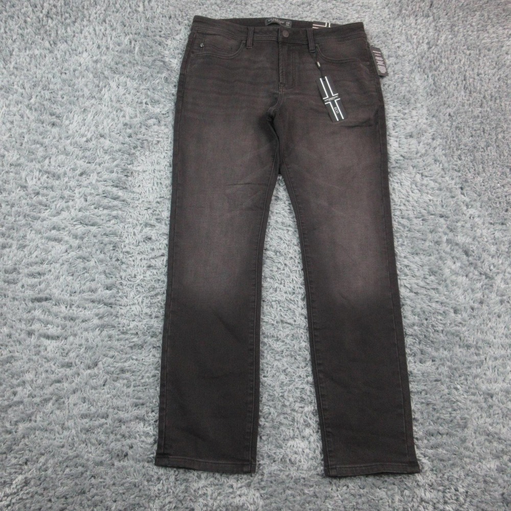 Liverpool Jeans Mens 34x32 Black Kingston Modern Straight Stretch 35x32* NWT